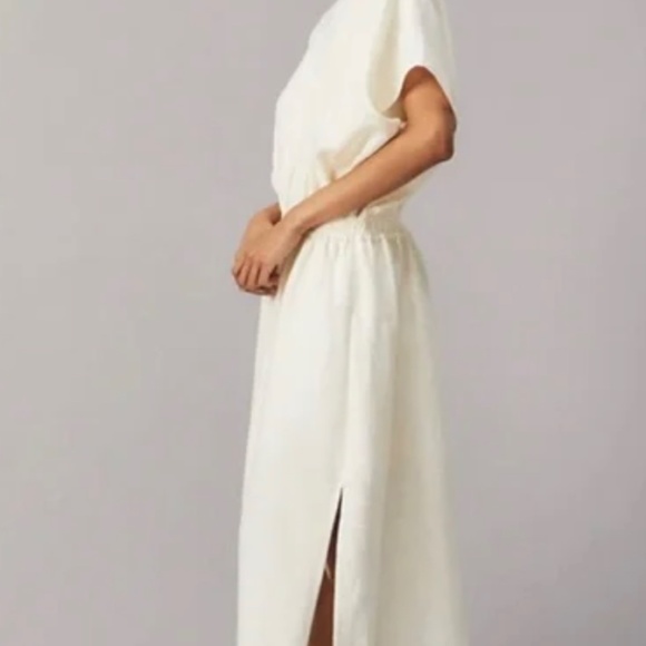 Tory Burch Linen Drop Waist Dress small - Picture 2 of 3